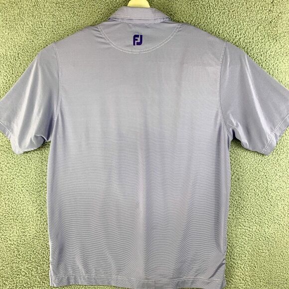 Footjoy Shirt Men XL Purple Golf Polo‎ Stretch Preppy Pine Forest Houston Texas - Picture 6 of 12